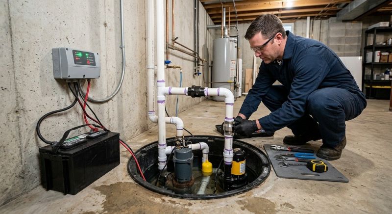 Basement Sump Pump Service in Warwick, RI